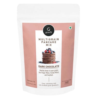 GrowFit Multigrain Pancake Mix, Dark Chocolate 250 g