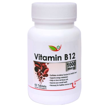 Biotrex Vitamin B12 (1000 mcg), 60 tablet(s) Unflavoured
