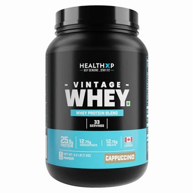 HealthXP Vintage Whey, 2.2 lb Cappuccino
