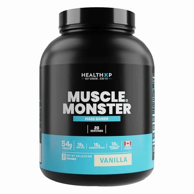 HealthXP Muscle Monster Mass Gainer, 6.6 lb Chocolate Peanut Butter