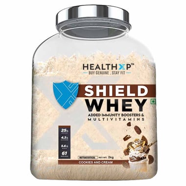 HealthXP Shield Whey,  4.4 lb  Cookies & Cream 