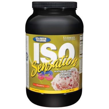 Ultimate Nutrition ISO Sensation 93, 2 lb Strawberry