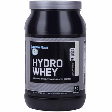 Nutrition Planet Hydro Whey Protein, 2 lb Unflavoured
