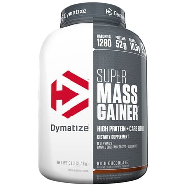Dymatize Super Mass Gainer, 6 lb Rich Chocolate