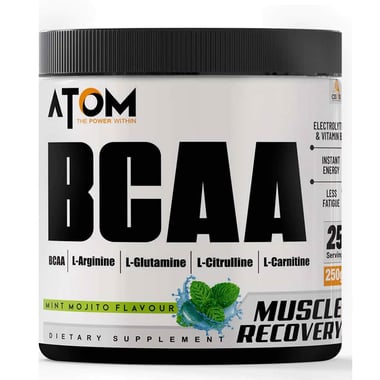 AS-IT-IS Nutrition ATOM BCAA, 0.55 lb 25 Servings Mint Mojito