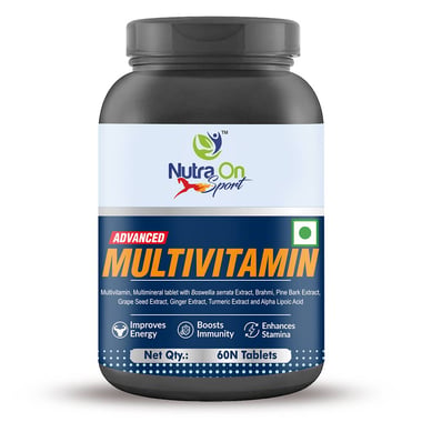 Nutra On Advanced Multivitamin,  60 tablet(s)  Unflavoured 