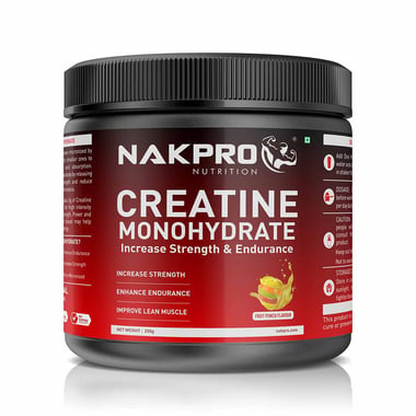 Nakpro Creatine Monohydrate, Fruit Punch (Jar) 0.55 lb