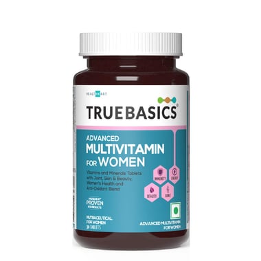 TrueBasics Advanced Multivitamin for Women,  30 tablet(s)  Unflavoured 