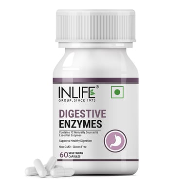 INLIFE Digestive Enzymes,  60 capsules 