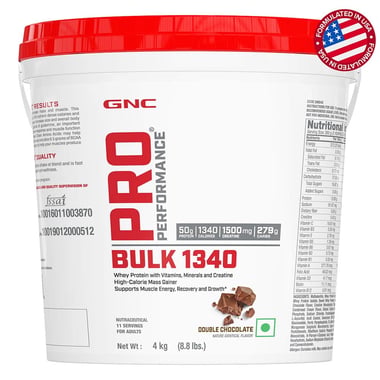 GNC Pro Performance Bulk 1340, 8.8 lb Double Chocolate