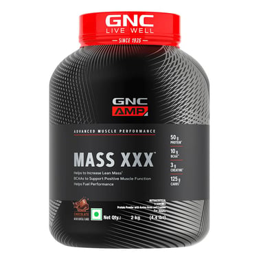 GNC Amp Mass XXX, 4.4 lb Chocolate