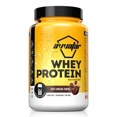Avvatar Whey Protein,  2.2 lb  Cafe Mocha Swirl 