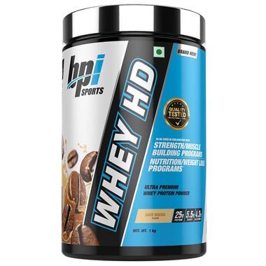 BPI Sports Whey-HD Ultra Premium,  2.2 lb  Cafe Mocha 