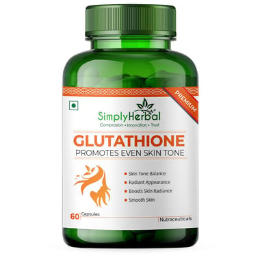 Simply Herbal Glutathione, Unflavoured 60 capsules