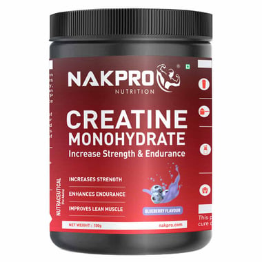 Nakpro Creatine Monohydrate, Blueberry (Jar) 0.22 lb