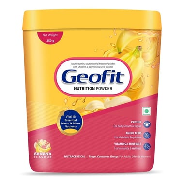 Geofit Protein Powder, Banana 250 g