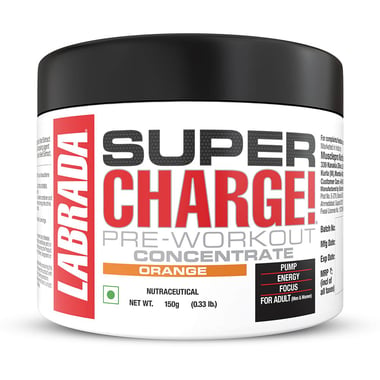 Labrada Super Charge Pre Workouts, 0.33 lb Orange