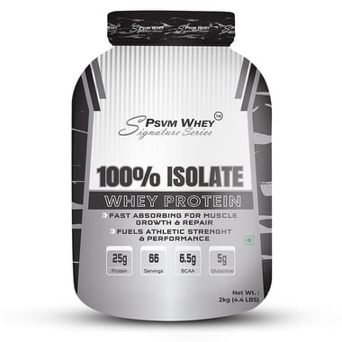 PSVM Whey Signature Series 100% Isolate Whey Protein,  4.4 lb  Mango 