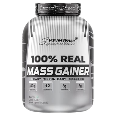 PSVM Whey Signature Series 100% Real Mass Gainer,  5.5 lb  Rabri Kulfi 