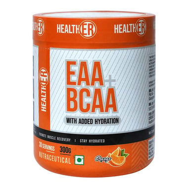 HealthER EAA+BCAA, 0.66 lb 30 Servings Orange