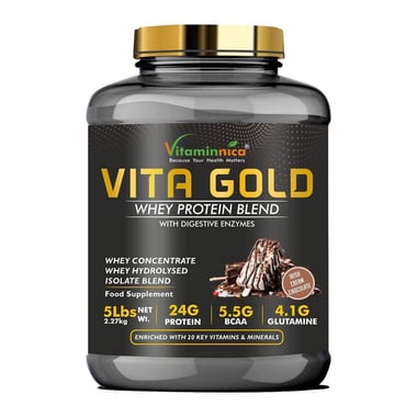 Vitaminnica Vita Gold Whey Protein Blend, 5 lb Irish Cream Chocolate