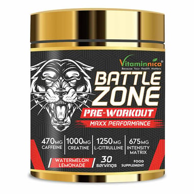 Vitaminnica Battle Zone Pre-Workout, 0.53 lb Watermelon Lemonade
