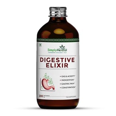 Simply Herbal Digestive Elixir Syrup,  200 ml 