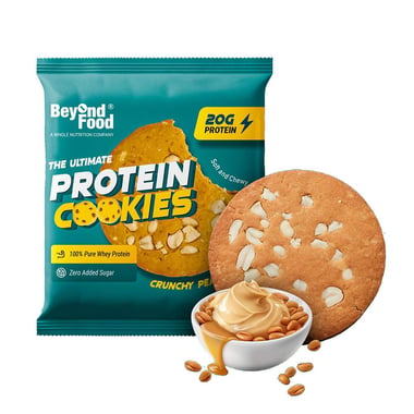 Beyond Food The Ultimate Protein Cookies,  6 Piece(s)/Pack  Crunchy Peanut Butter 