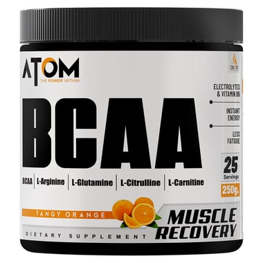 AS-IT-IS Nutrition ATOM BCAA, 0.55 lb 25 Servings Tangy Orange
