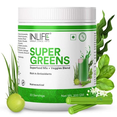 INLIFE Super Greens,  200 g 