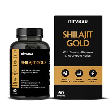 Nirvasa Shilajit Gold, 60 capsules