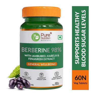 Pure Nutrition Berberine 98%, 60 tablet(s)