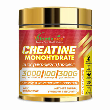 Vitaminnica Creatine Monohydrate,  Orange  0.66 lb 