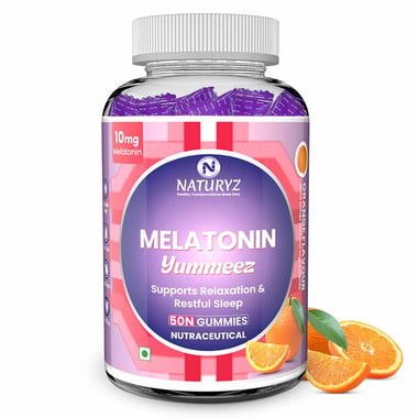 Naturyz Melatonin, 50 gummies Orange