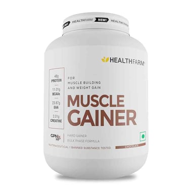 Healthfarm Muscle Gainer,  6.6 lb  Chocolate 