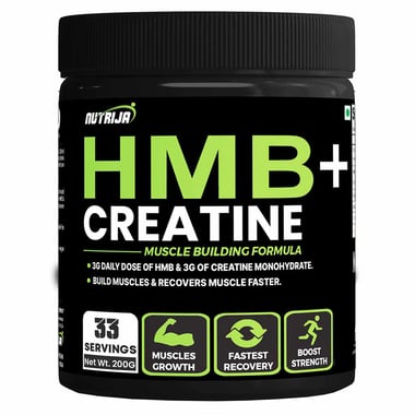 NutriJa HMB + Creatine, Unflavoured 0.44 lb