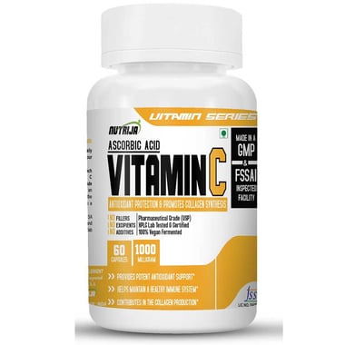 NutriJa Vitamin C 1000mg, 60 capsules Unflavoured