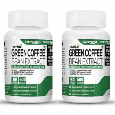 NutriJa Green Coffee Bean Extract 500mg, 120 capsules