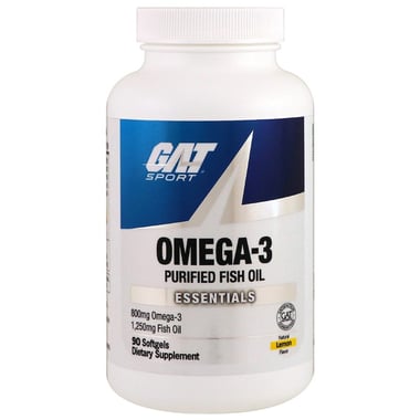GAT Omega 3 Natural Lemon, 90 softgels