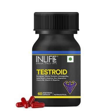 INLIFE Testroid,  60 capsules  Unflavored 