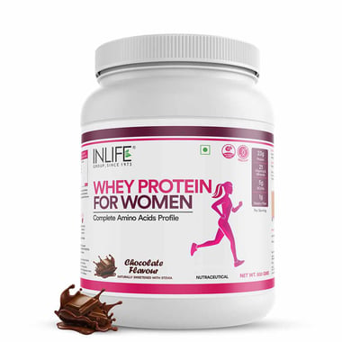 INLIFE Whey Protein for Women,  1.1 lb  Chocolate 