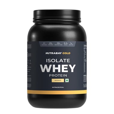 Nutrabay Gold Isolate Whey Protein,  2.2 lb  Mango 