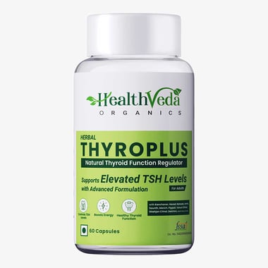 Health Veda Organics Thyroplus, 60 capsules
