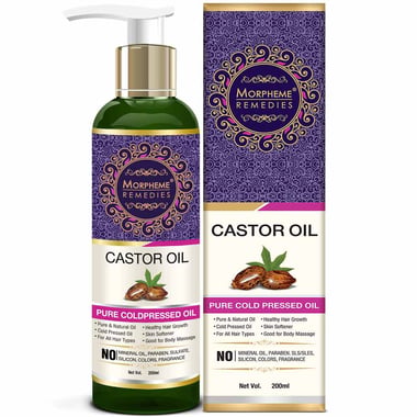 Morpheme Remedies Castor Oil,  200 ml  All Type Hair 
