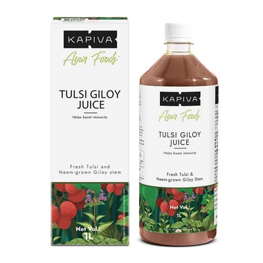 Kapiva Wild Tulsi Giloy Juice (Natural Healer), 1 L
