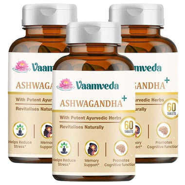 Vaamveda Ashwagandha+, 180 tablet(s)