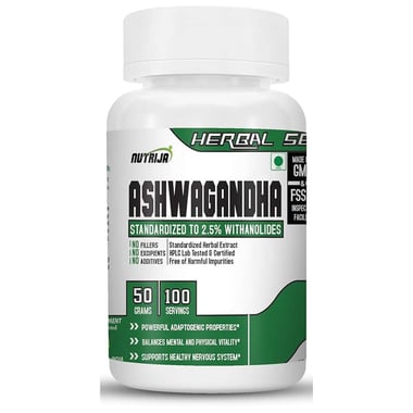 NutriJa Ashwagandha 500mg,  50 g 