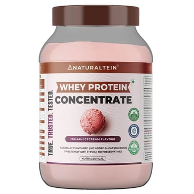 NATURALTEIN Whey Protein Concentrate, 2.2 lb Italian Ice Cream