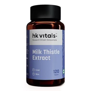 HealthKart HK Vitals Milk Thistle Extract 600mg,  120 capsules 