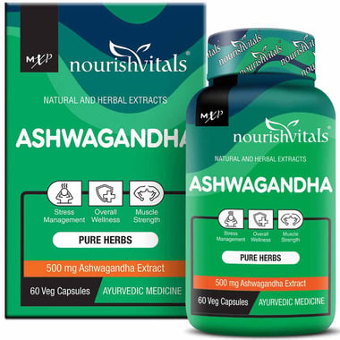 NourishVitals Ashwagandha, 60 veggie capsule(s)